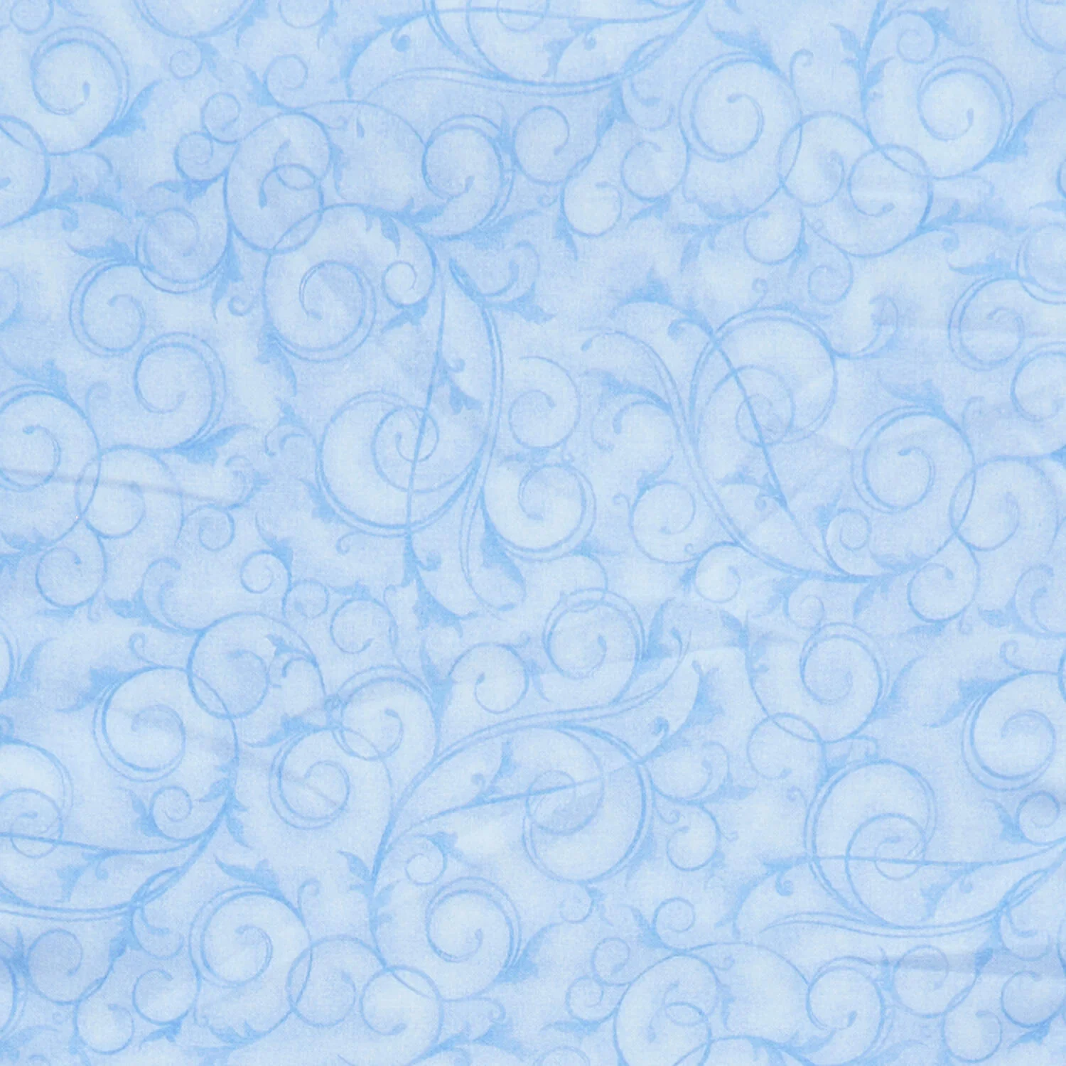 Swirls & Twirls 108" - Swirls Blue 3 Yard Cut - Image 2