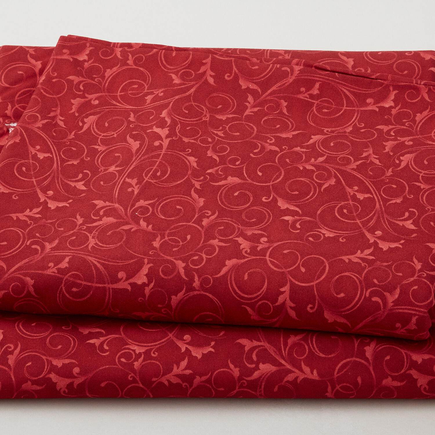 Swirls & Twirls 108" - Swirls Ruby 3 Yard Cut
