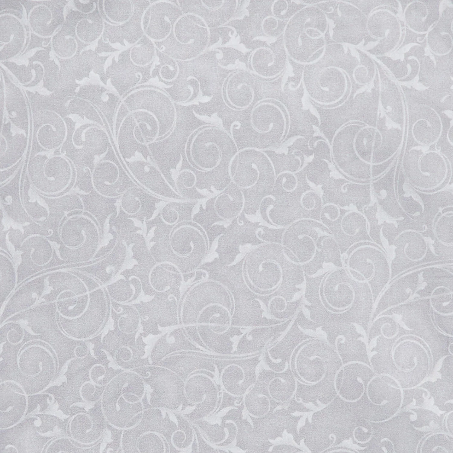 Swirls & Twirls 108" - Swirls Silver 3 Yard Cut - Image 2
