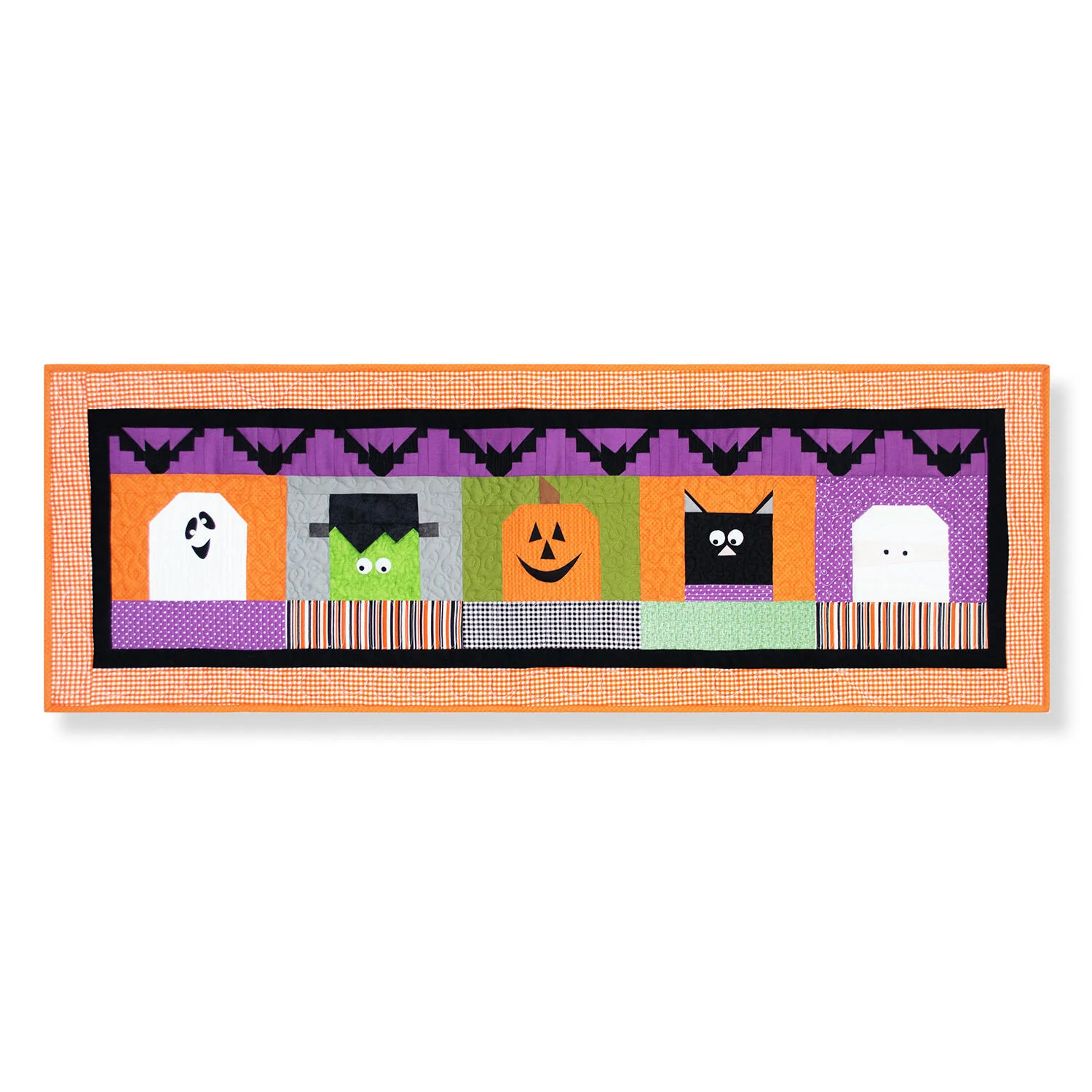 Table Runner of the Month - Halloween Blockheads