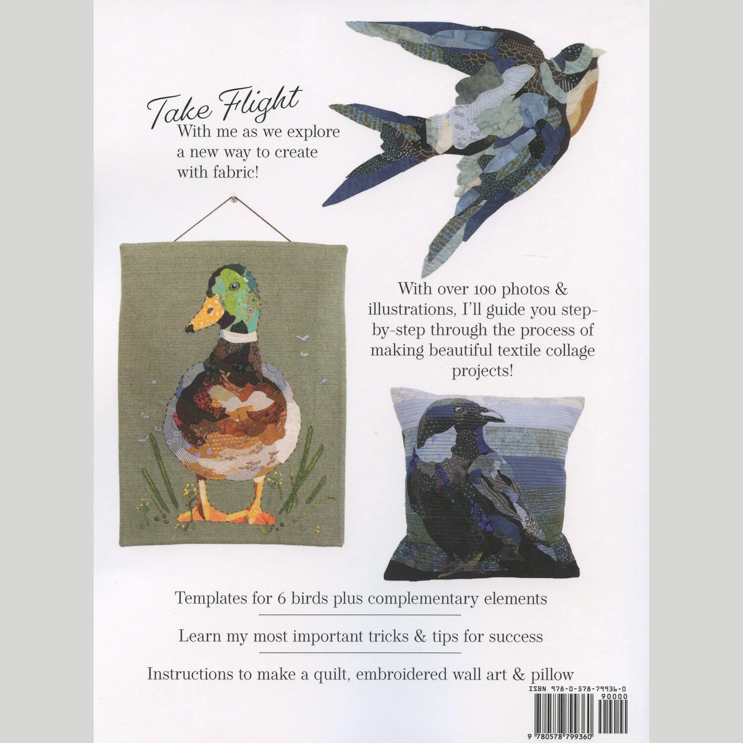 Take Flight: Fun with Textile Collage Book - Image 2