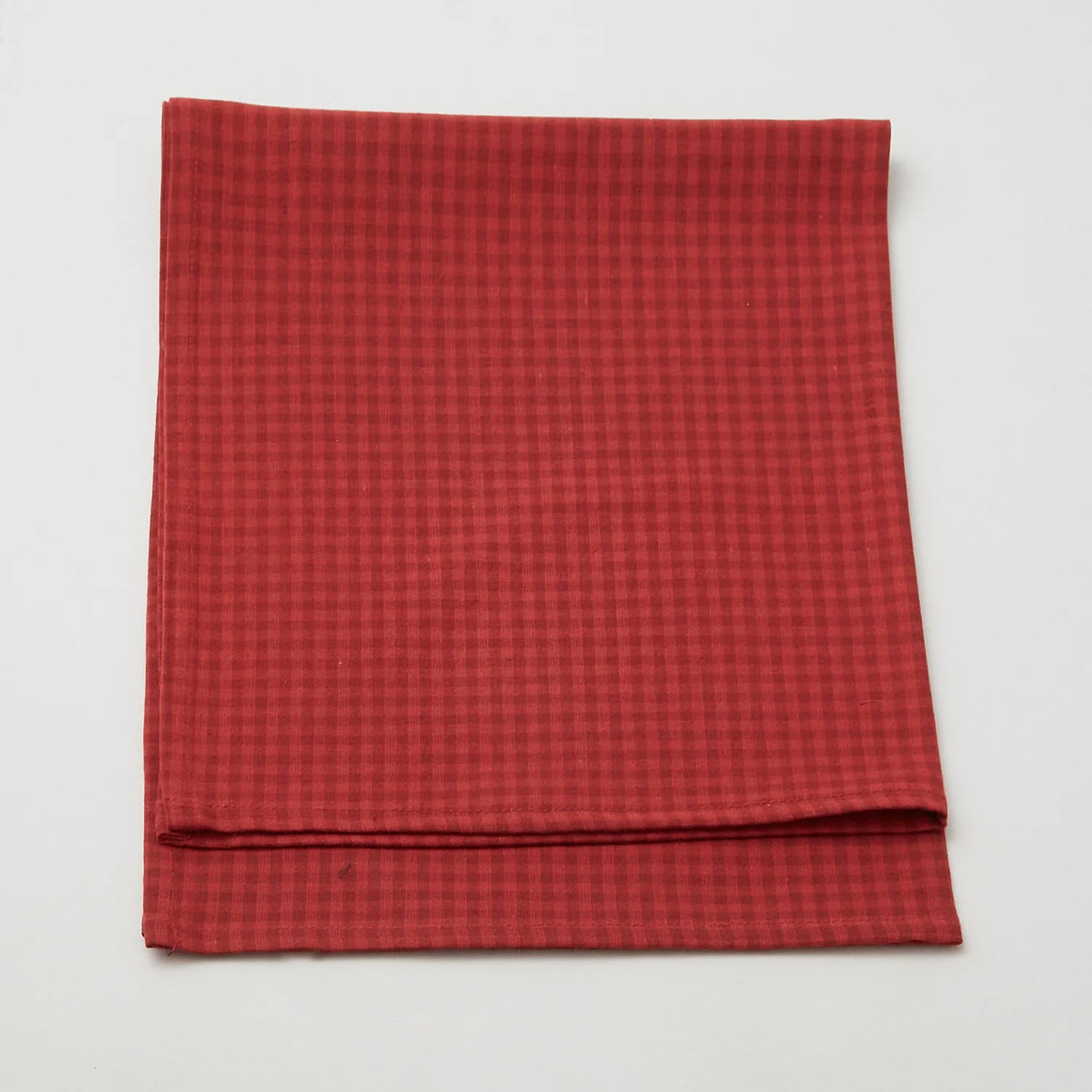 Tea Towel - Checks Red - Image 2