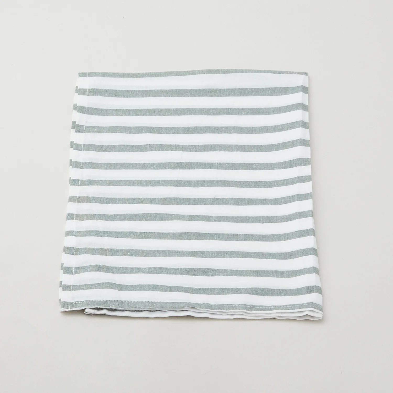 Tea Towel - Stripe Green/White - Image 2