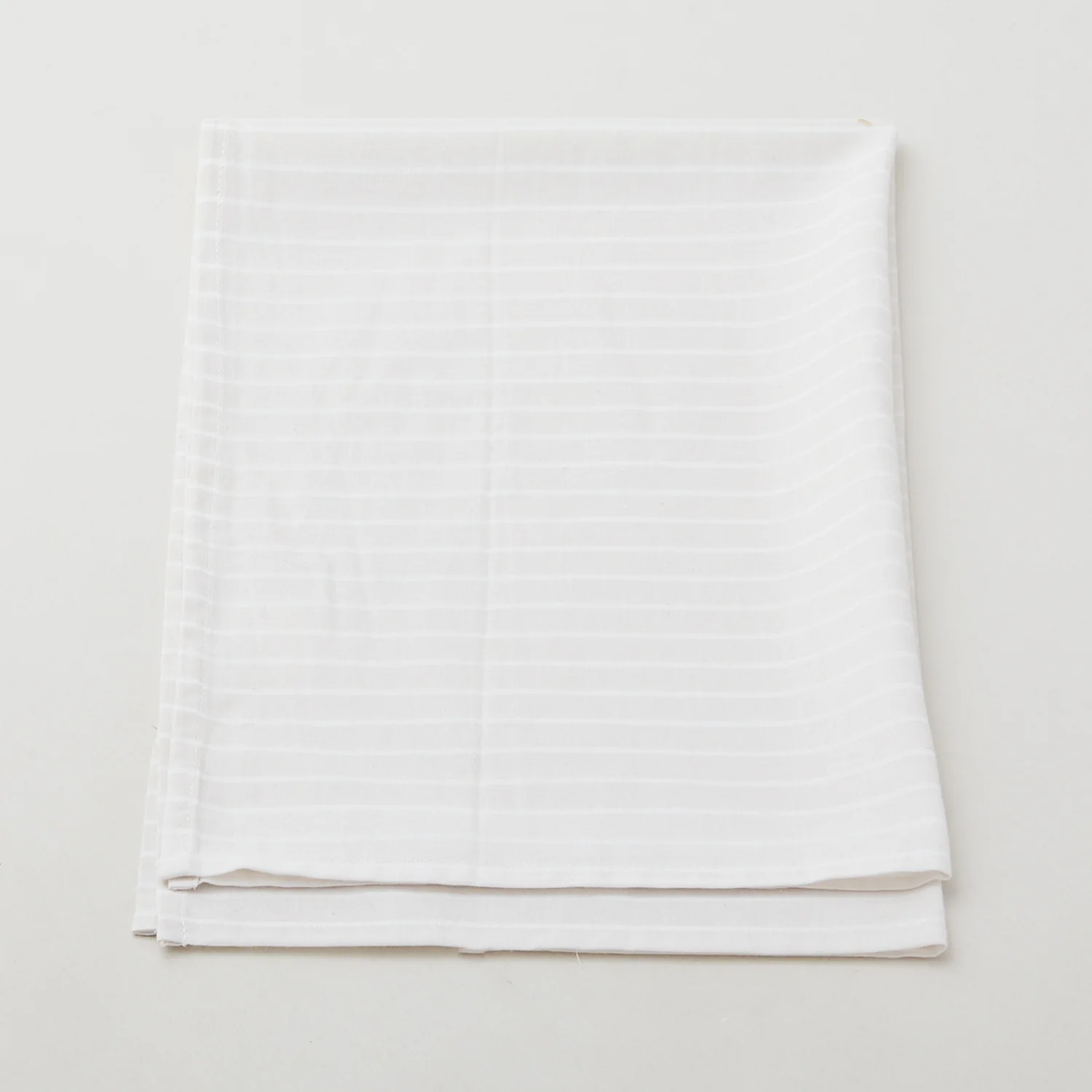 Tea Towel - Stripe Khaki/White - Image 2