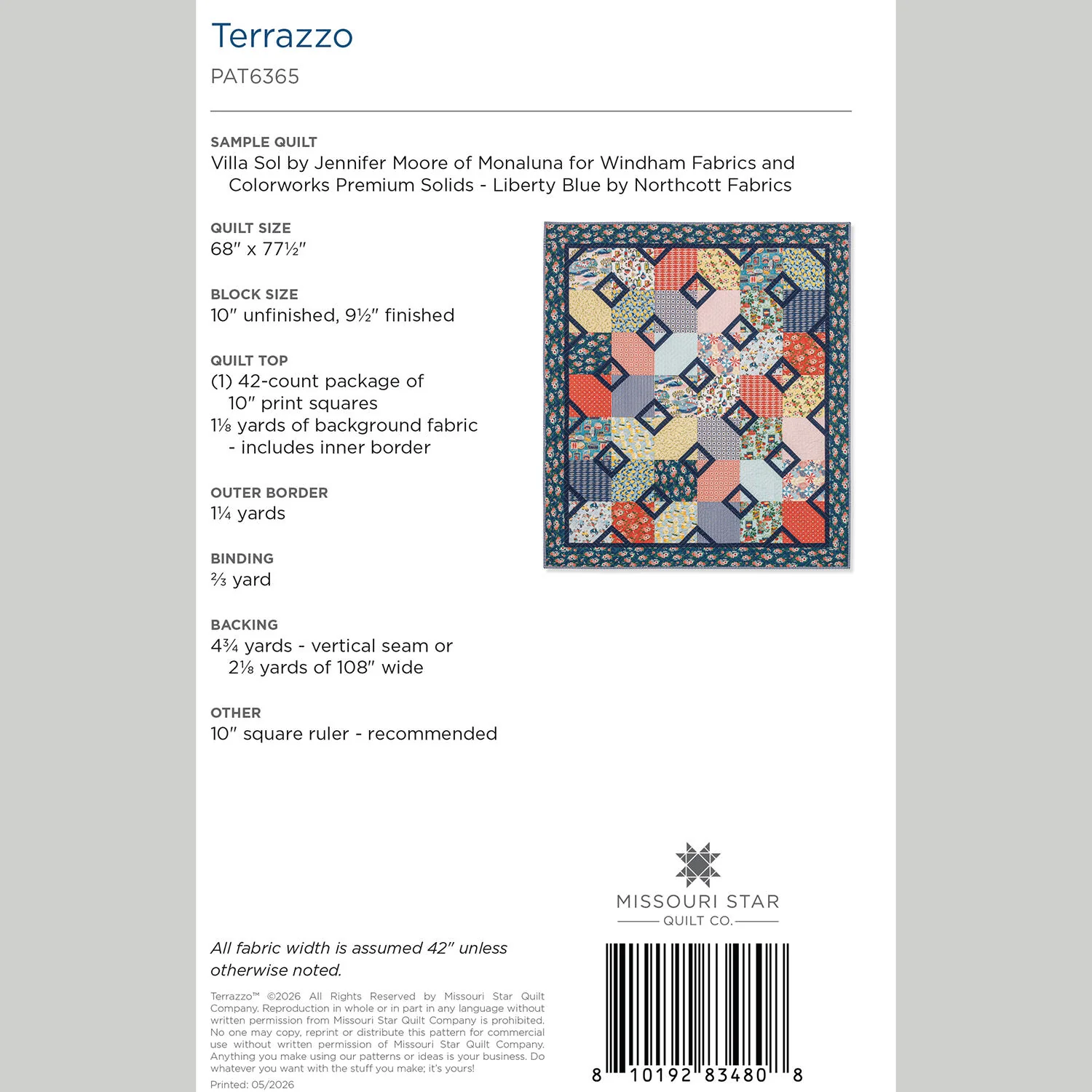 Terrazzo Quilt Pattern by Missouri Star - Image 2