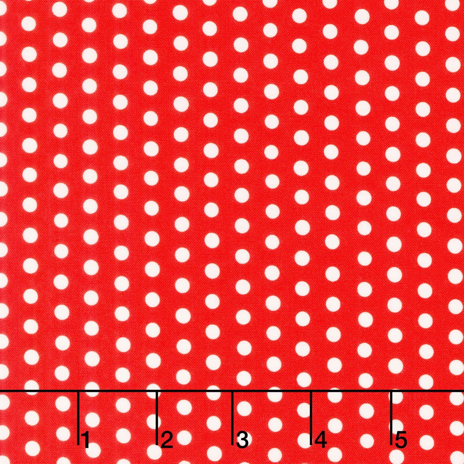The Bright Side - Polka Dot Red Yardage