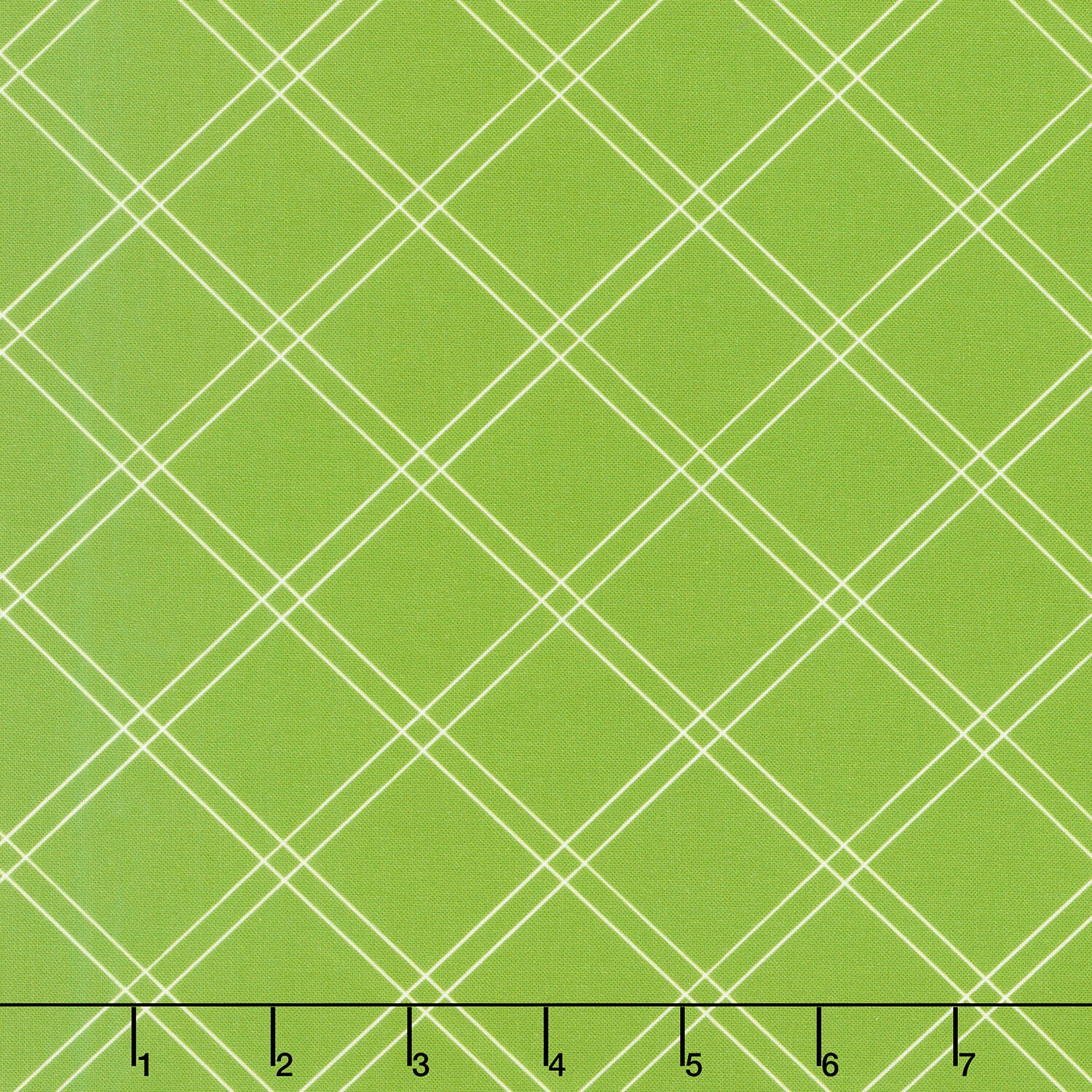 The Bright Side - Windowpane Plaid Green Yardage