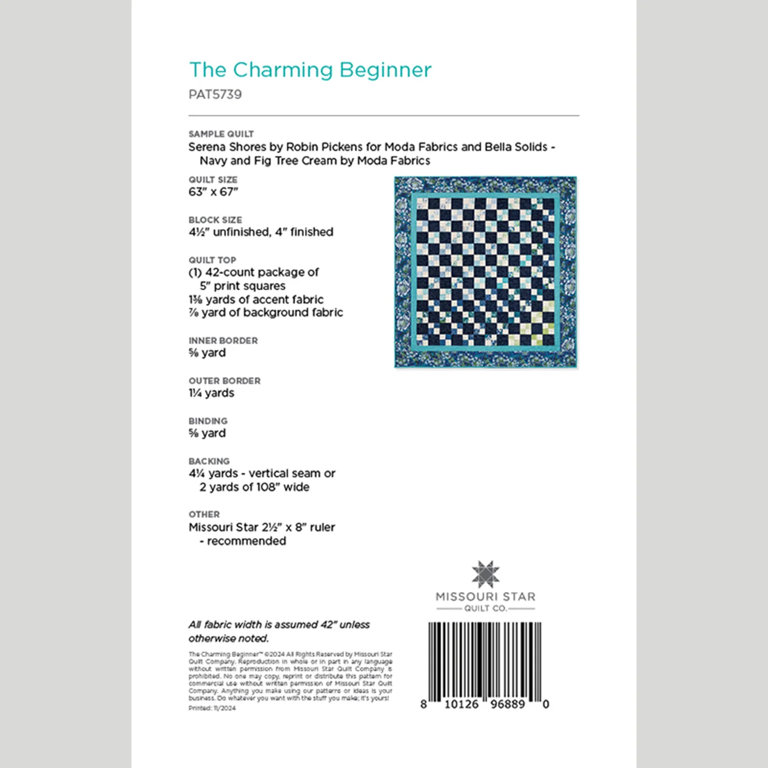 The Charming Beginner Quilt Pattern by Missouri Star - Image 2