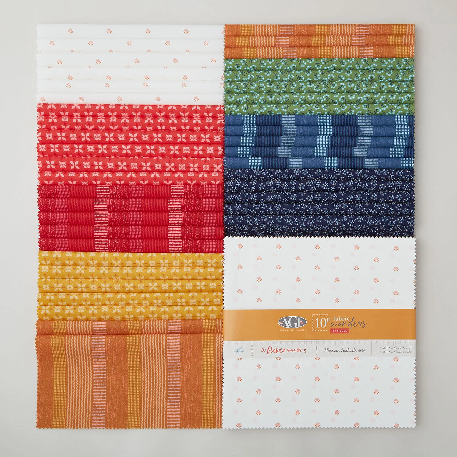 The Flower Seeds 10" Squares
