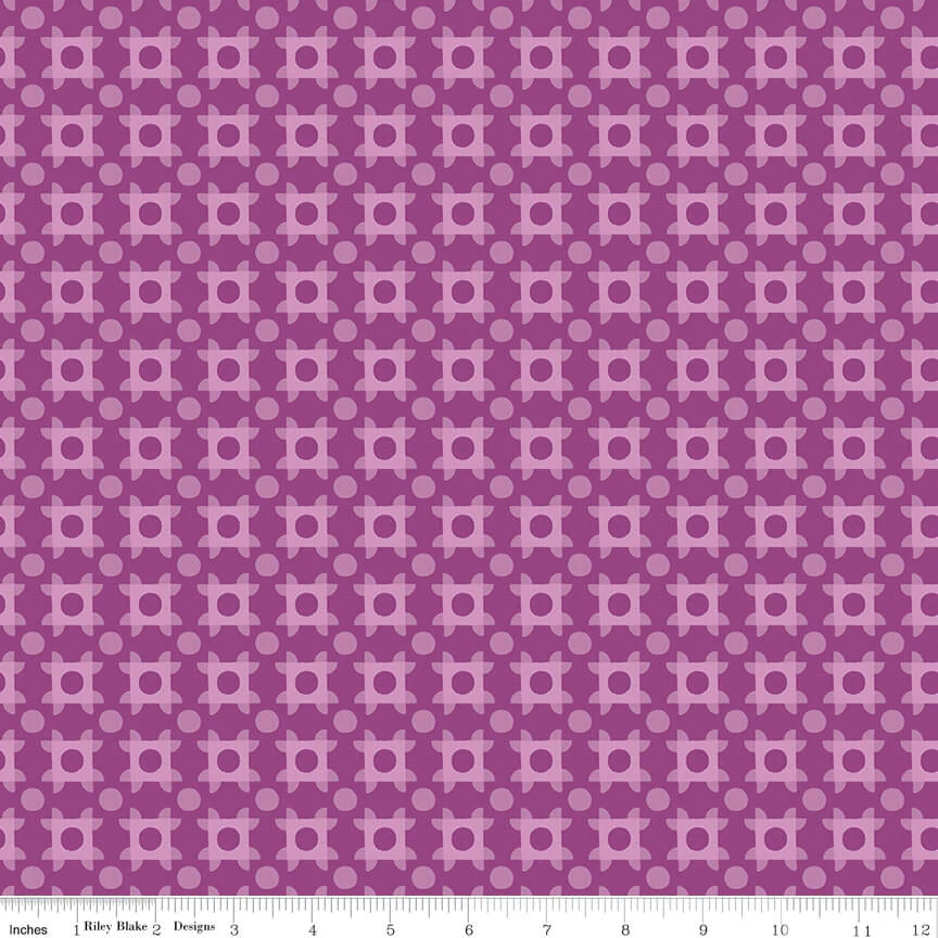 The Genesis of a Journey - Patchwork Piazza - Grape