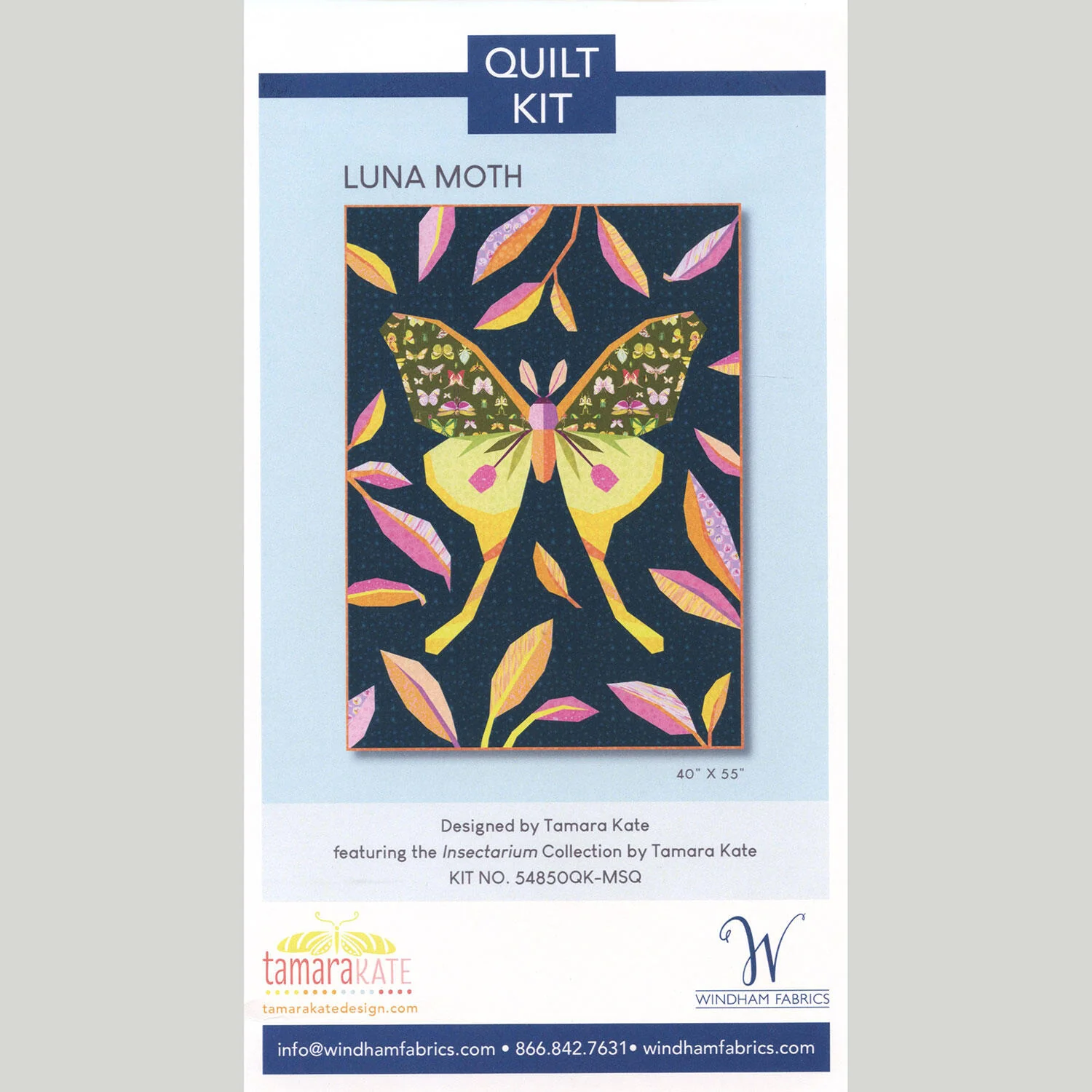 The Luna Moth Quilt Kit - Image 3