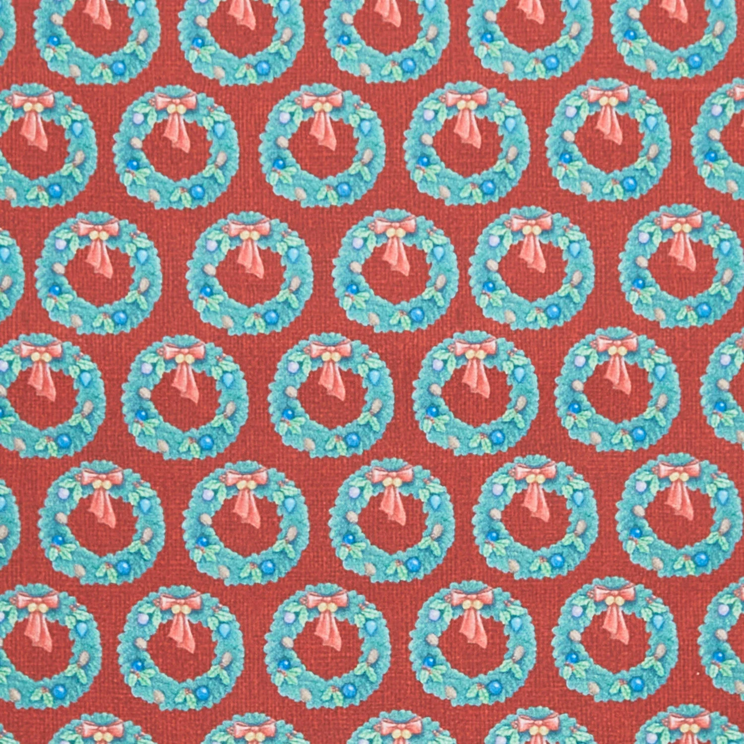 The Night Before Christmas - Wreath Red 2 Yard Cut - Image 2