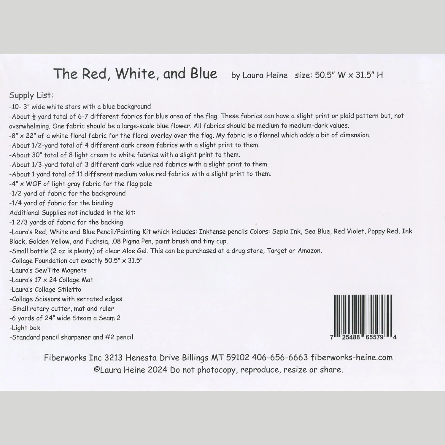 The Red, White, and Blue Flag Collage Pattern - Image 2