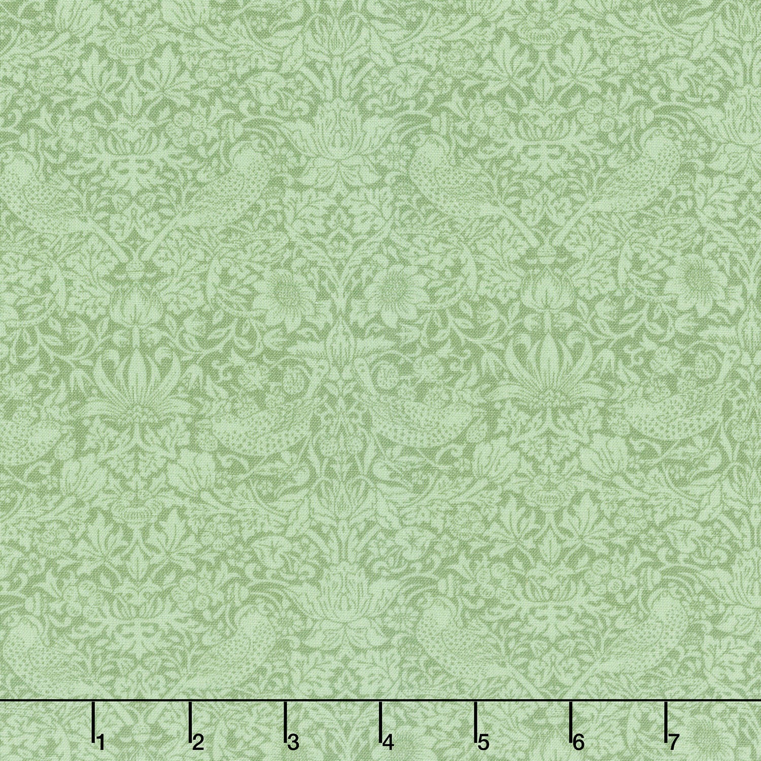 The Trellis Palette - Tonal Strawberry Thief Herball Yardage