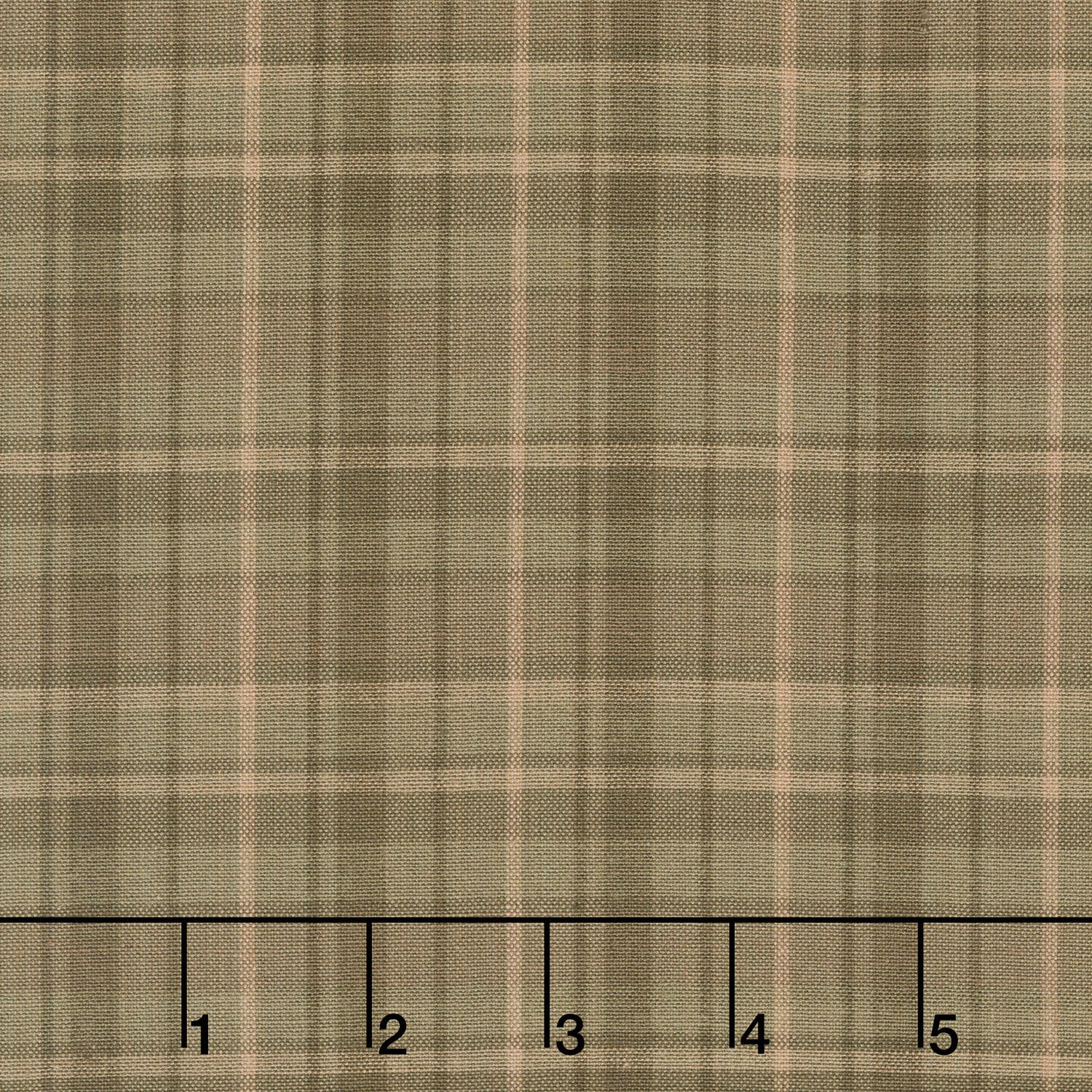 Thistle and Rye - Large Plaid Brown Yardage