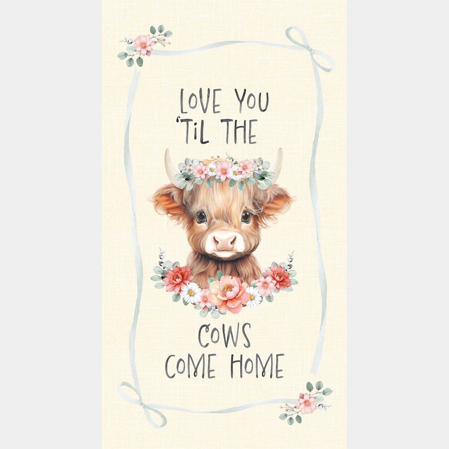 Til The Cows Come Home - Cows Cream Panel