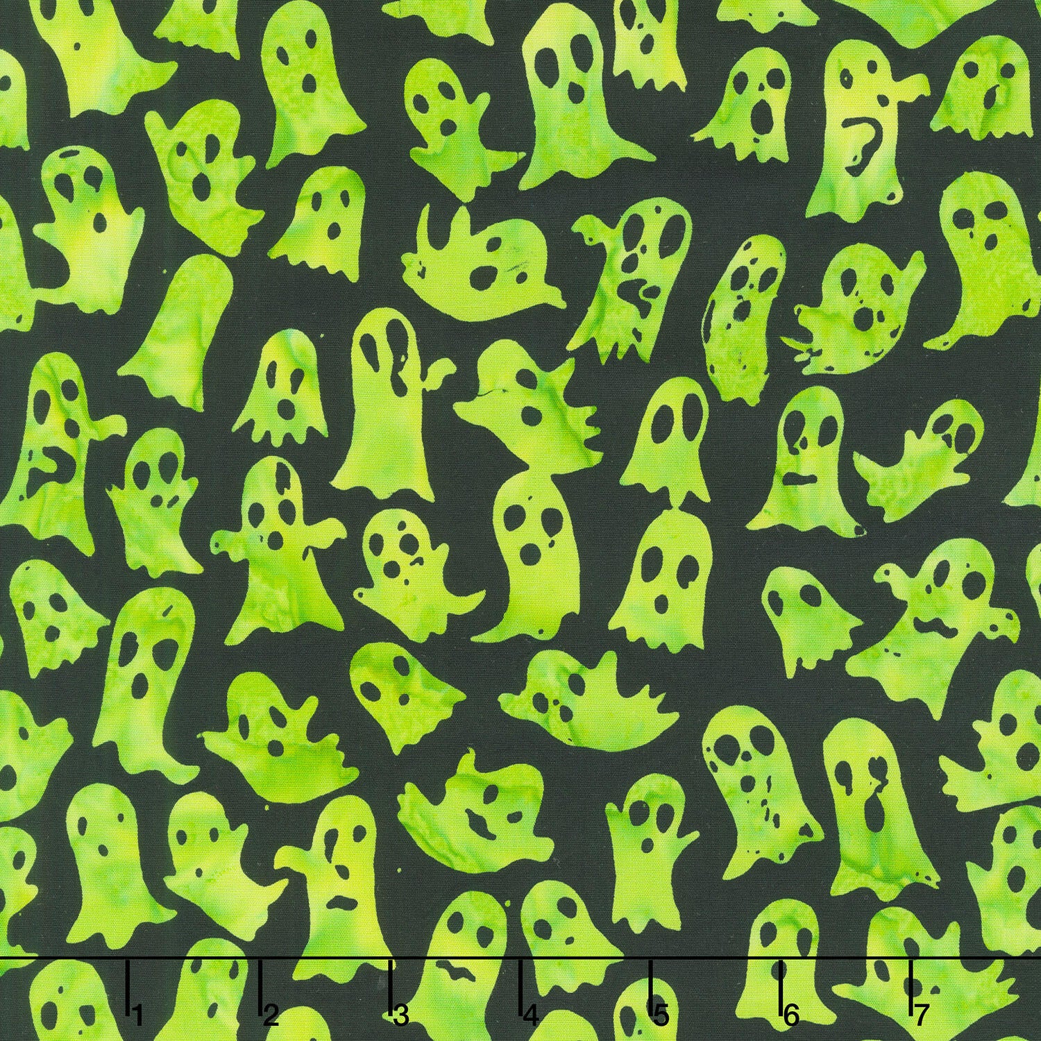 Tonga Batiks - Haunted Ghost Goblin Yardage