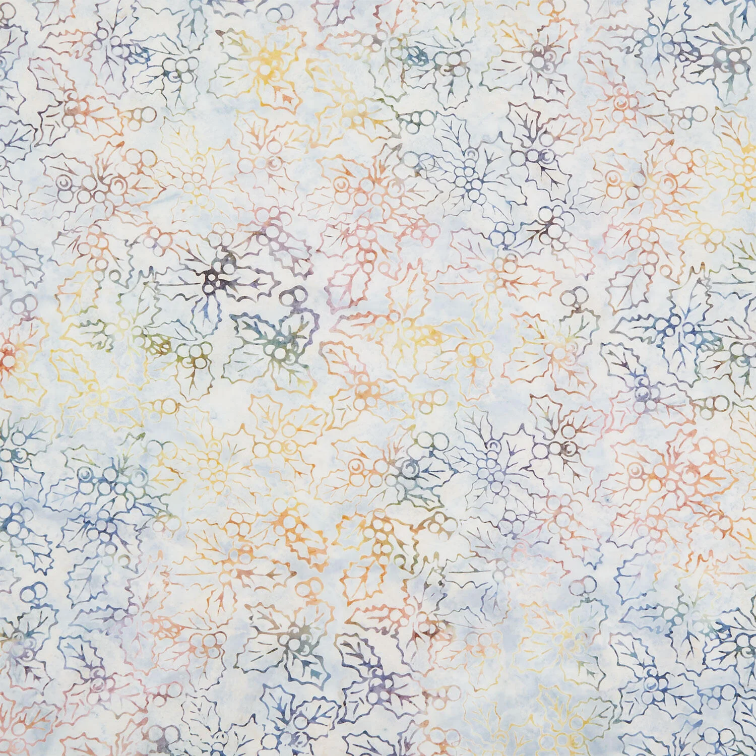Tonga Batiks - Holly & Mistletoe Frost Yardage