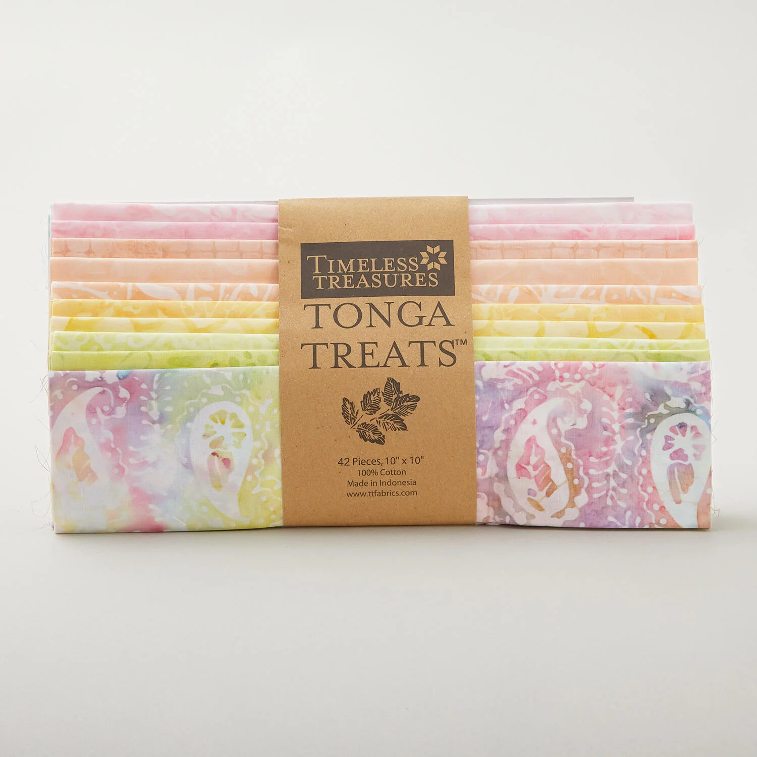 Tonga Batiks Pastel 10" Squares