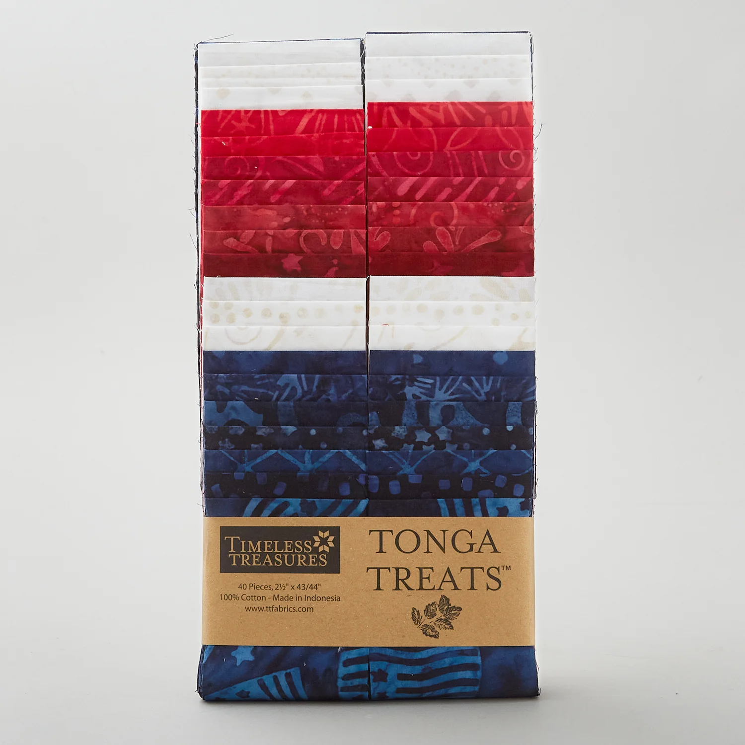 Tonga Batiks USA 2 1/2" Strips - Image 2