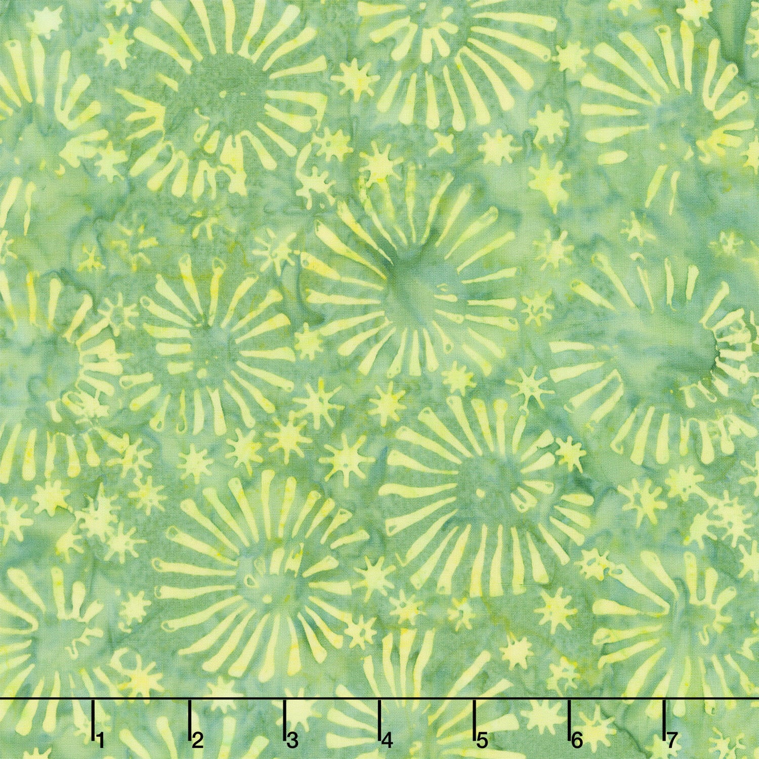 Tonga Batiks - Valley Blossom Snazzy Swirls Zest Yardage