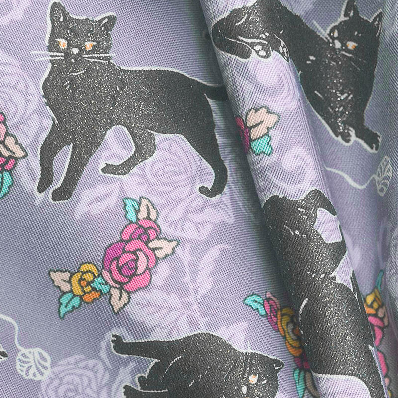 Totally Twilight - Cats Shadow Metallic 2 Yard Cut - Image 3