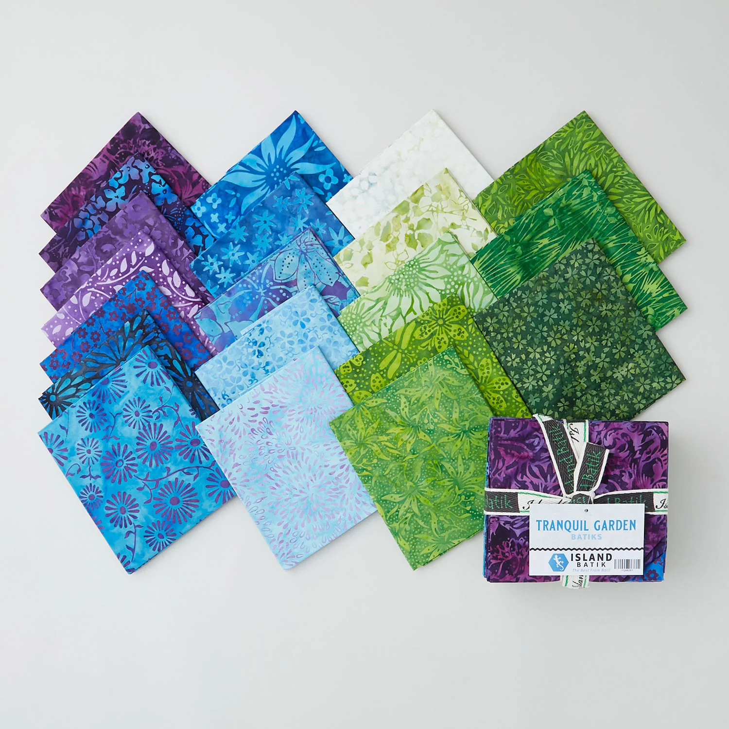 Tranquil Garden Batiks Fat Quarter Bundle