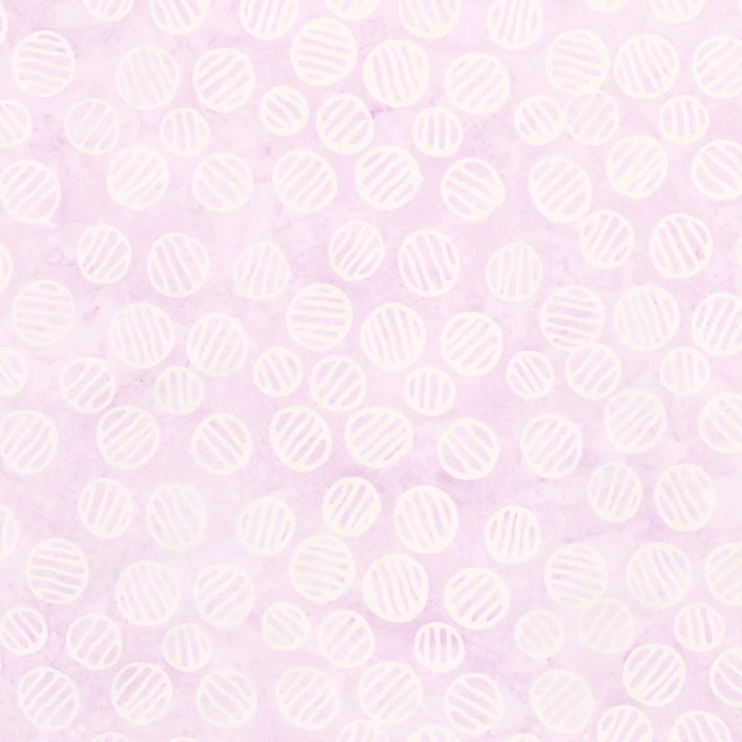 Tranquil Moments Batiks - Circles with Lines Blush Yardage