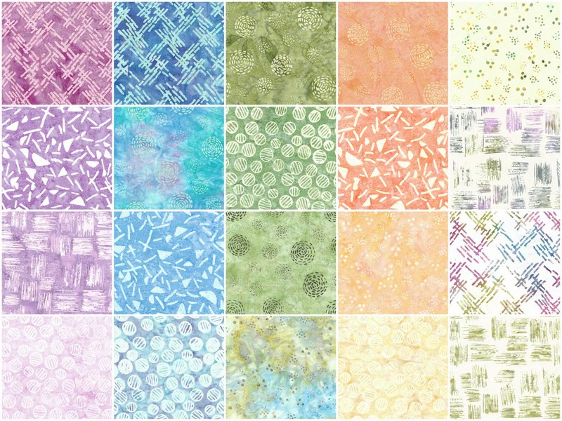 Tranquil Moments Batiks Strips - Image 3