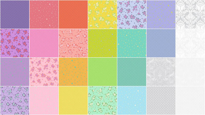 True Colors Tula Pink 2025 10" Squares - Image 3