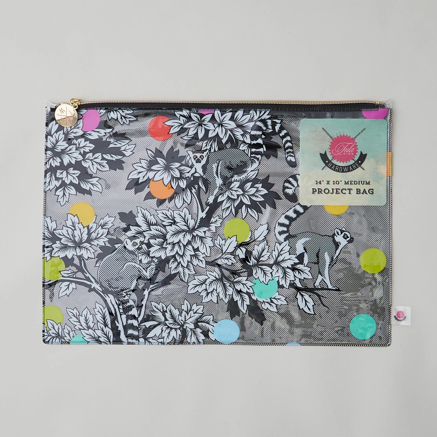 Tula Pink Lemur Me Alone Medium Project Bag