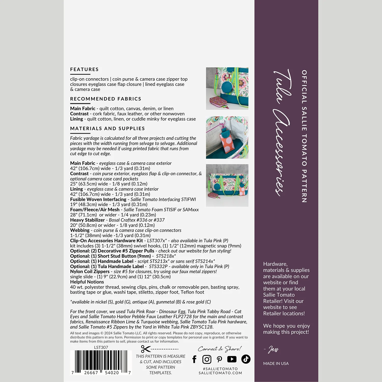 Tula Pink Tula Accessories Pattern - Image 2
