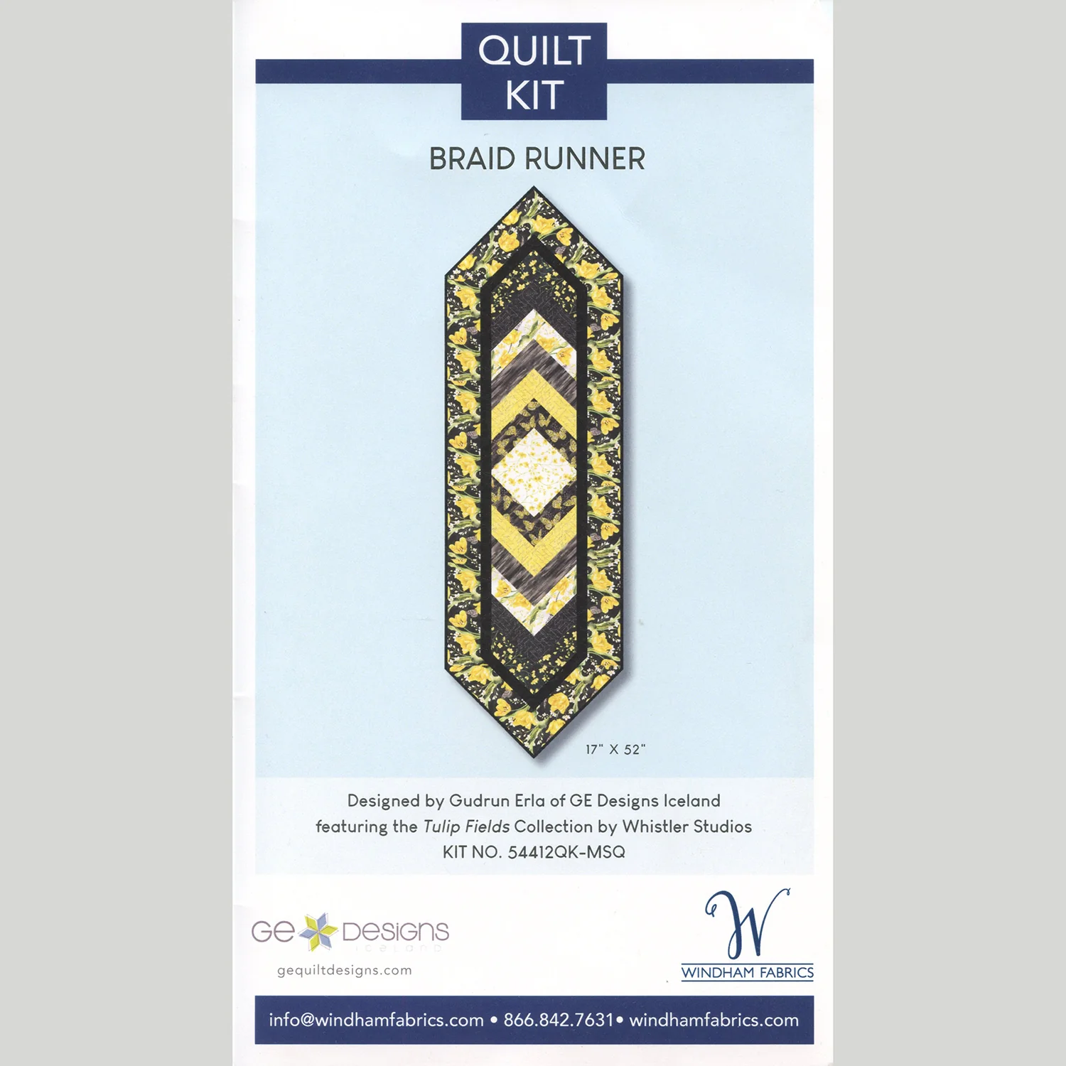 Tulip Fields Braid Table Runner Kit - Image 3