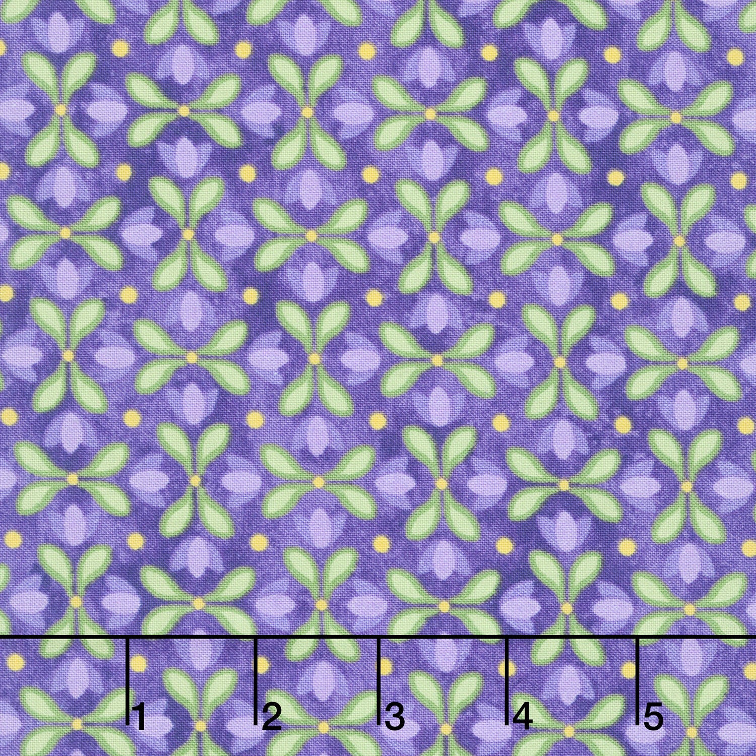Tulip Garden - Geo Purple Multi Yardage