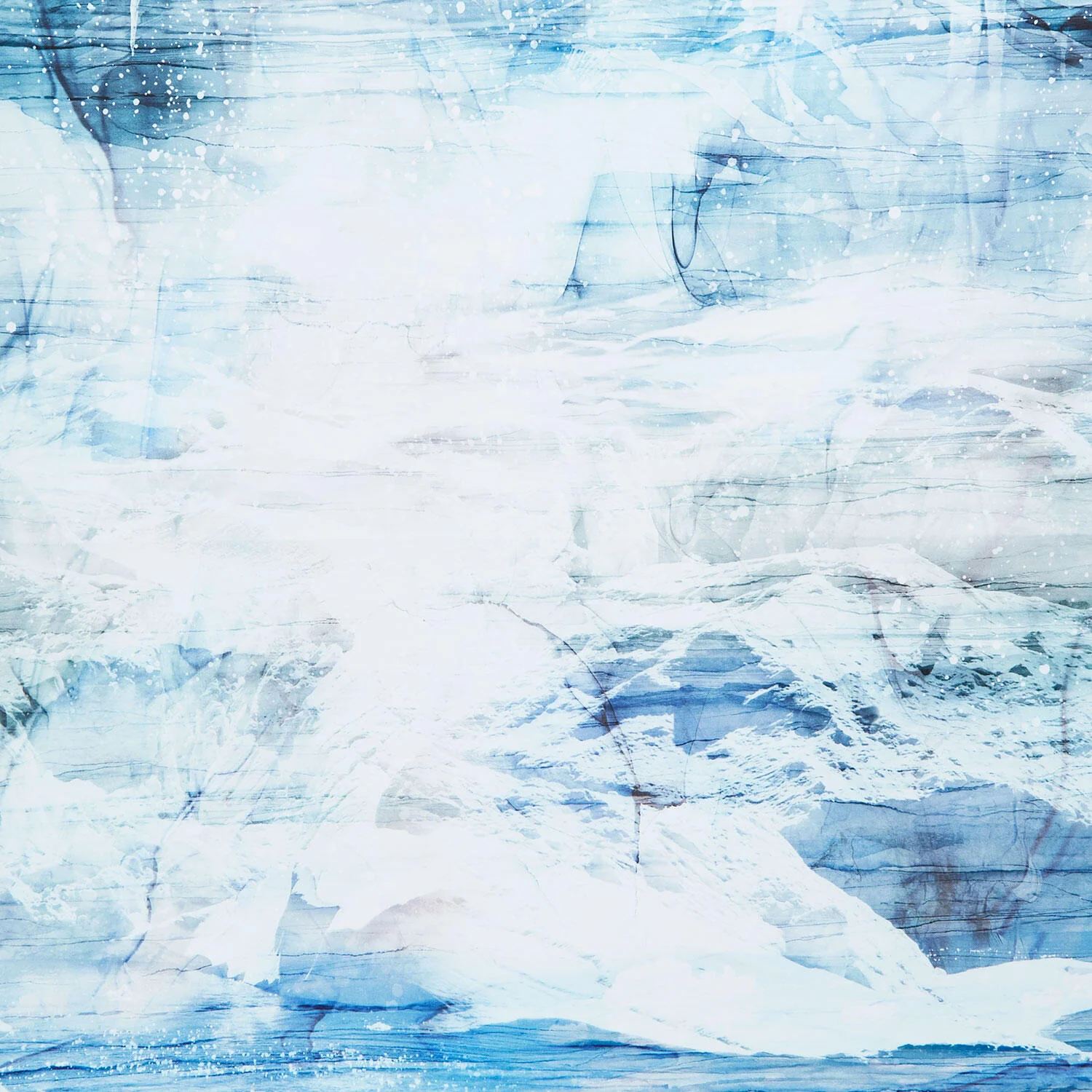 Tundra Crossing - Tundra Border Light Blue Multi Yardage