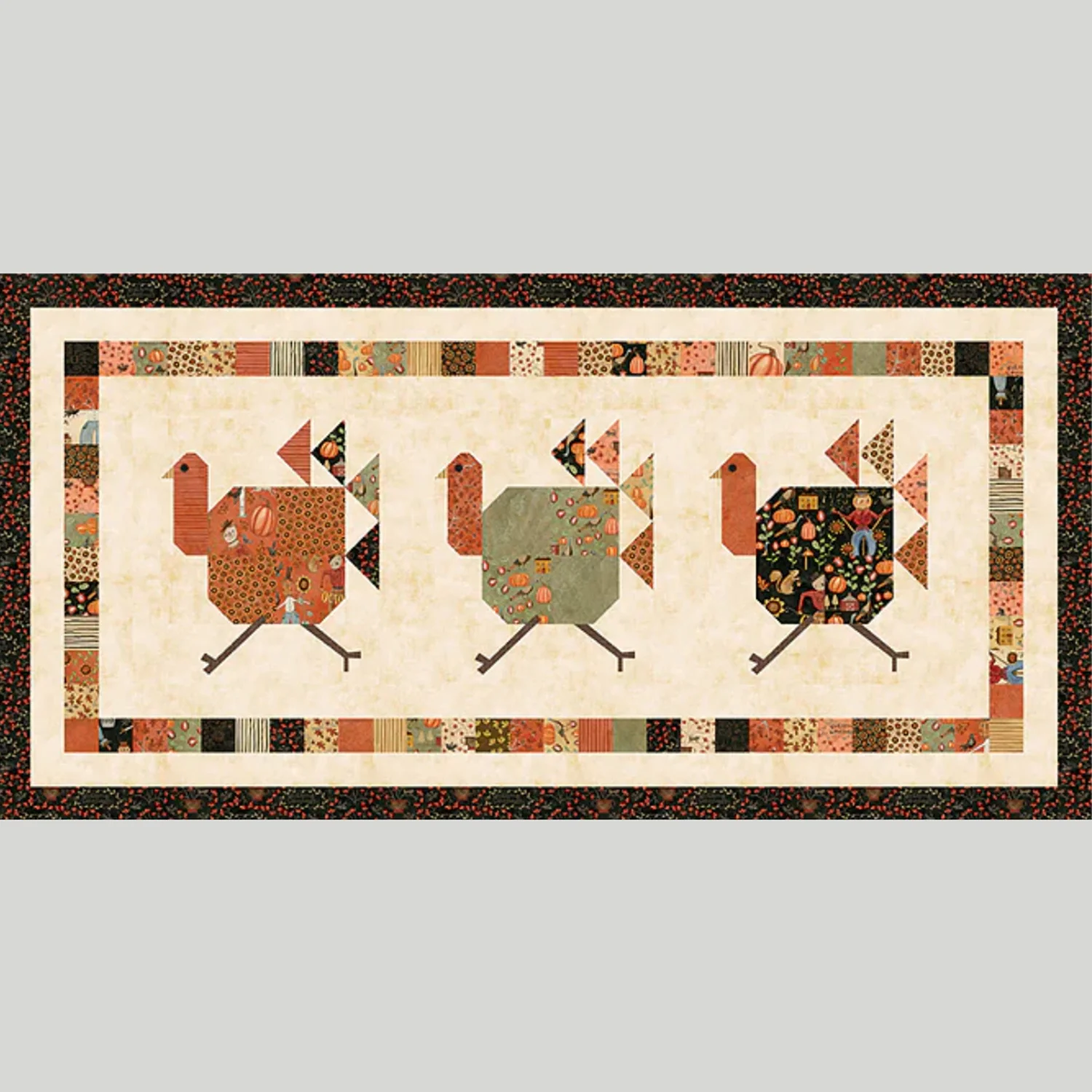 Turkey Trot Table Runner Kit