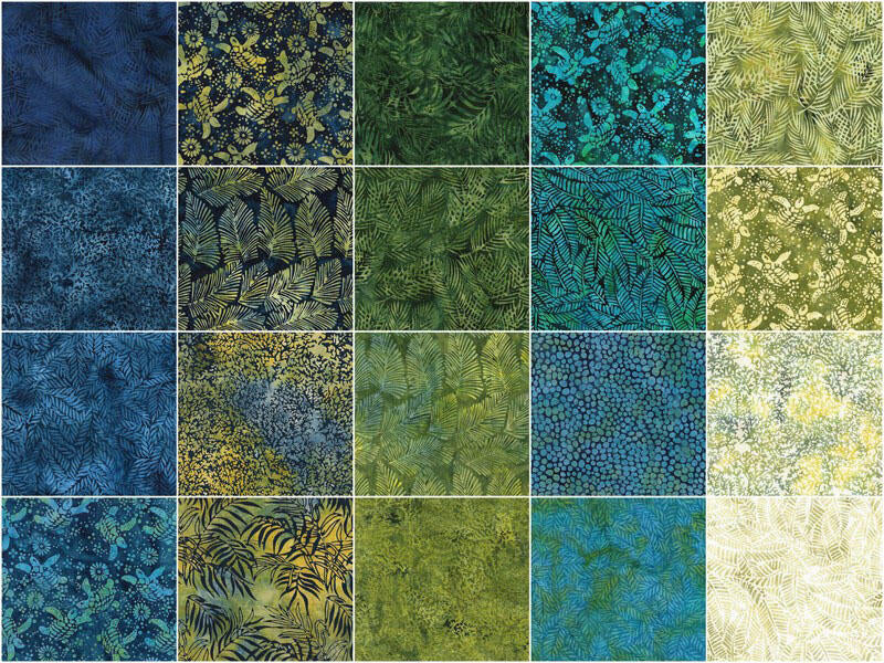 Turtle Cove Batiks Fat Quarter Bundle - Image 3