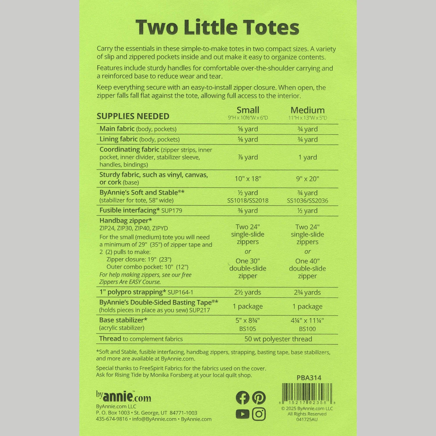 Two Little Totes Pattern - Image 2