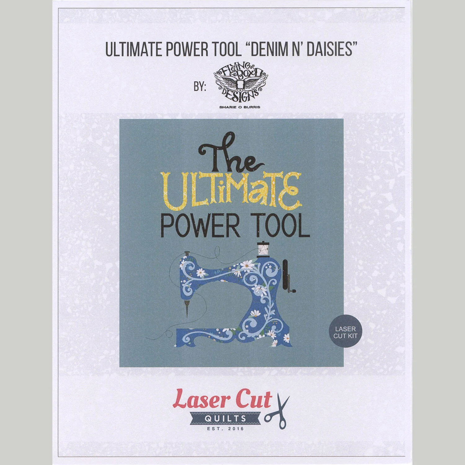 Ultimate Power Tool Denim N' Daisies Laser-Cut Kit - Image 3