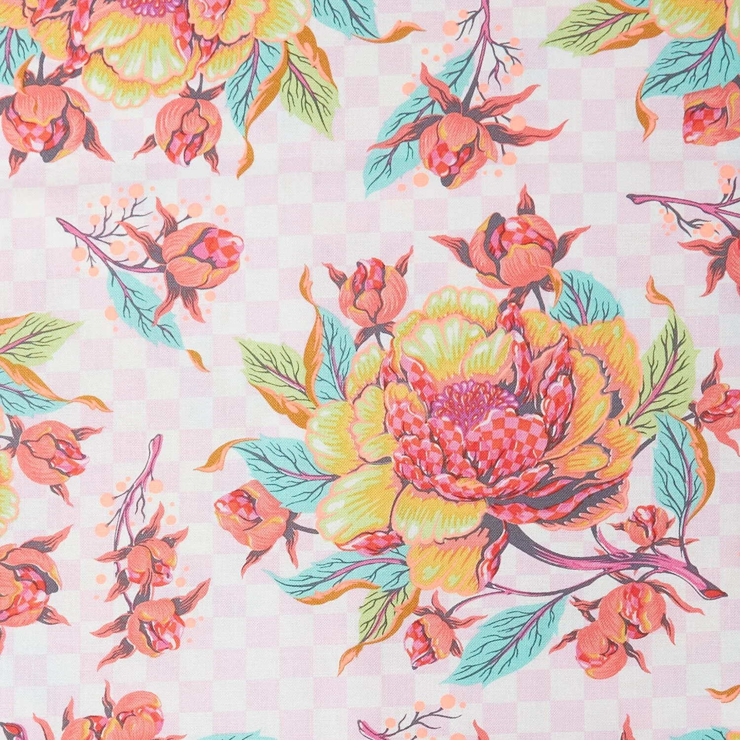 Untamed - Peony for Your Thoughts Moonbeam 2 Yard Cut - Image 2