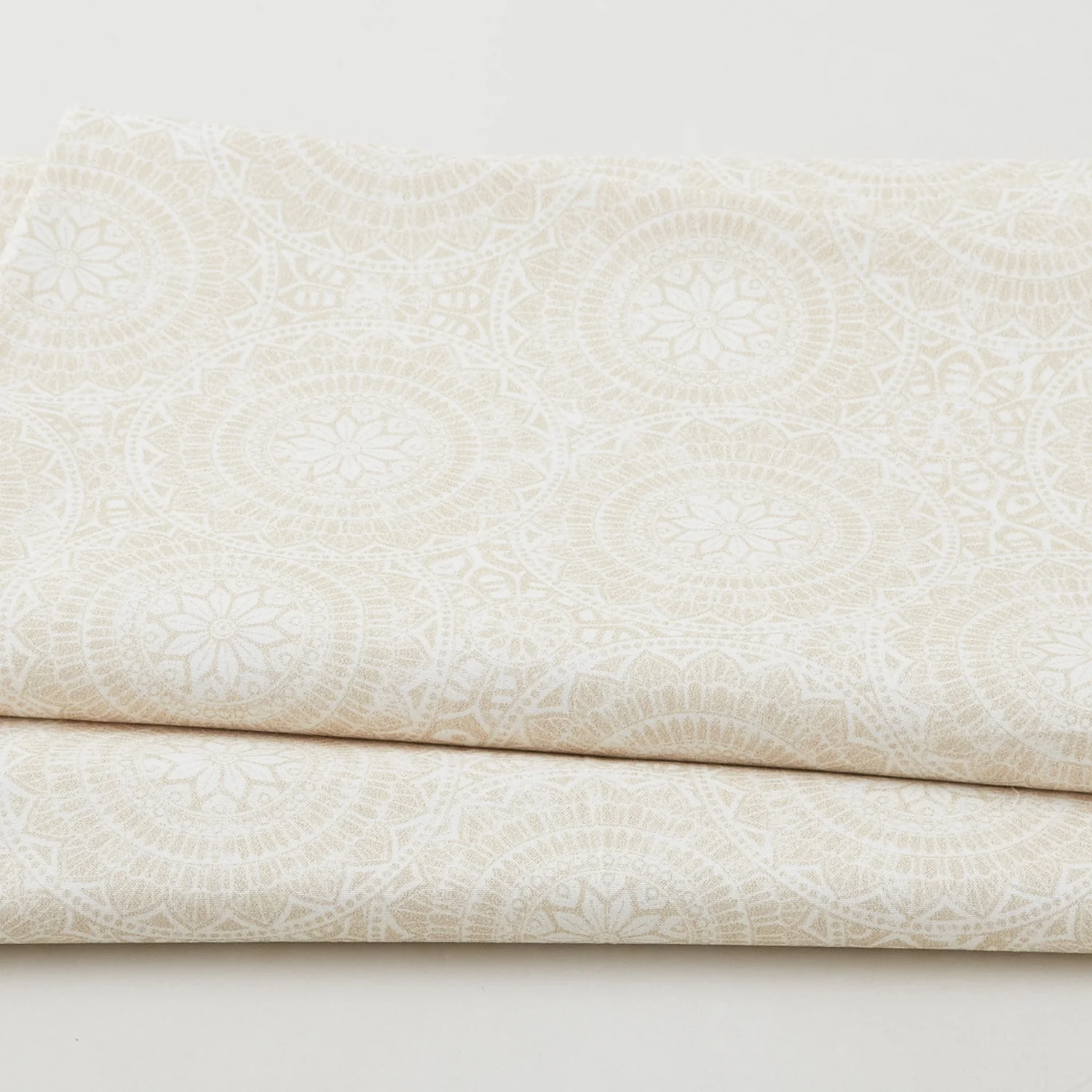 Vespa - Tossed Medalion Cream 118" Wide 3 Yard Cut