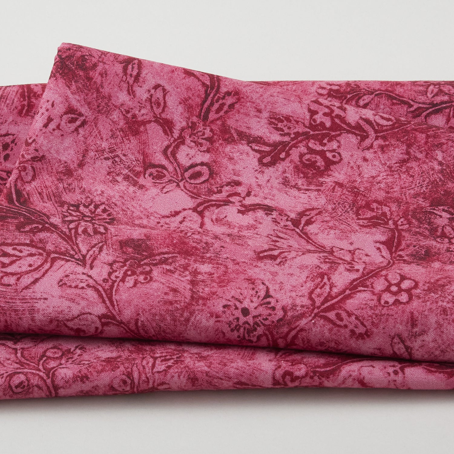 Victoria's Garden - Venetian Wall Red 2 Yard Cut