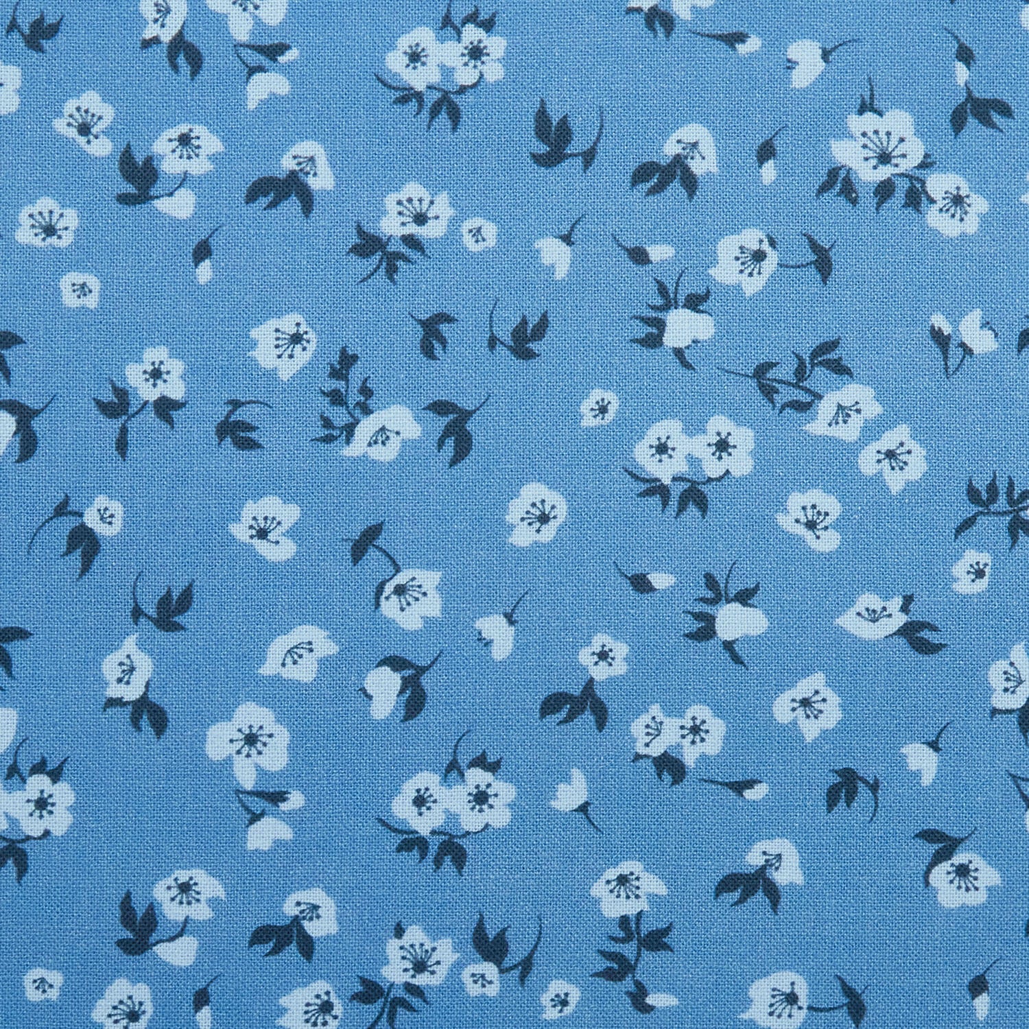 Vintage Floral - Soft Blue 2 Yard Cut - Image 2