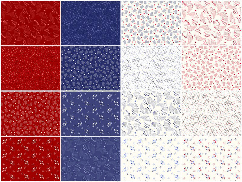 Vintage Valor Favorites Fat Quarter Bundle - 16 Piece - Image 3