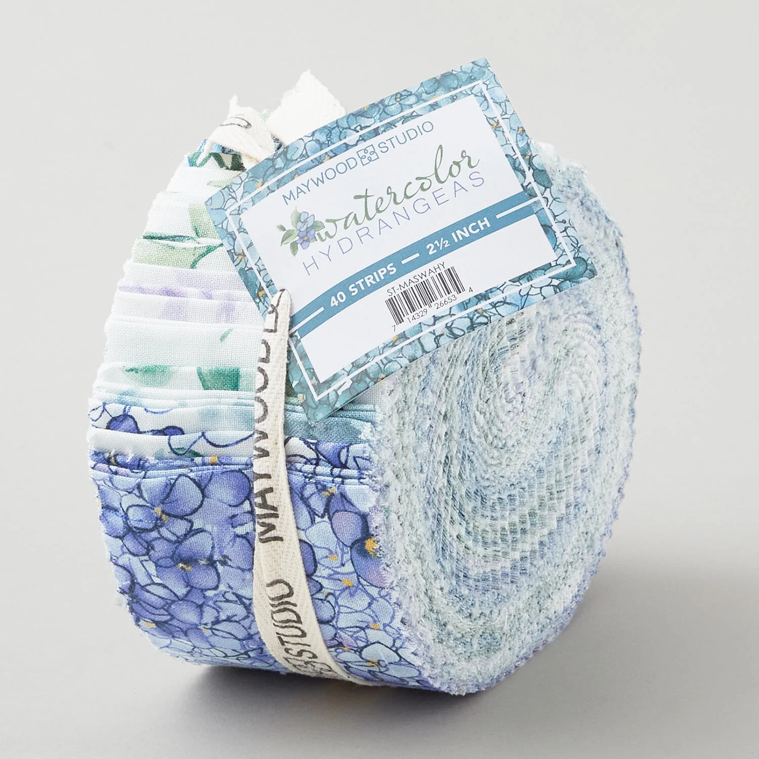 Watercolor Hydrangeas Favorites 2.5" Strips - Image 2