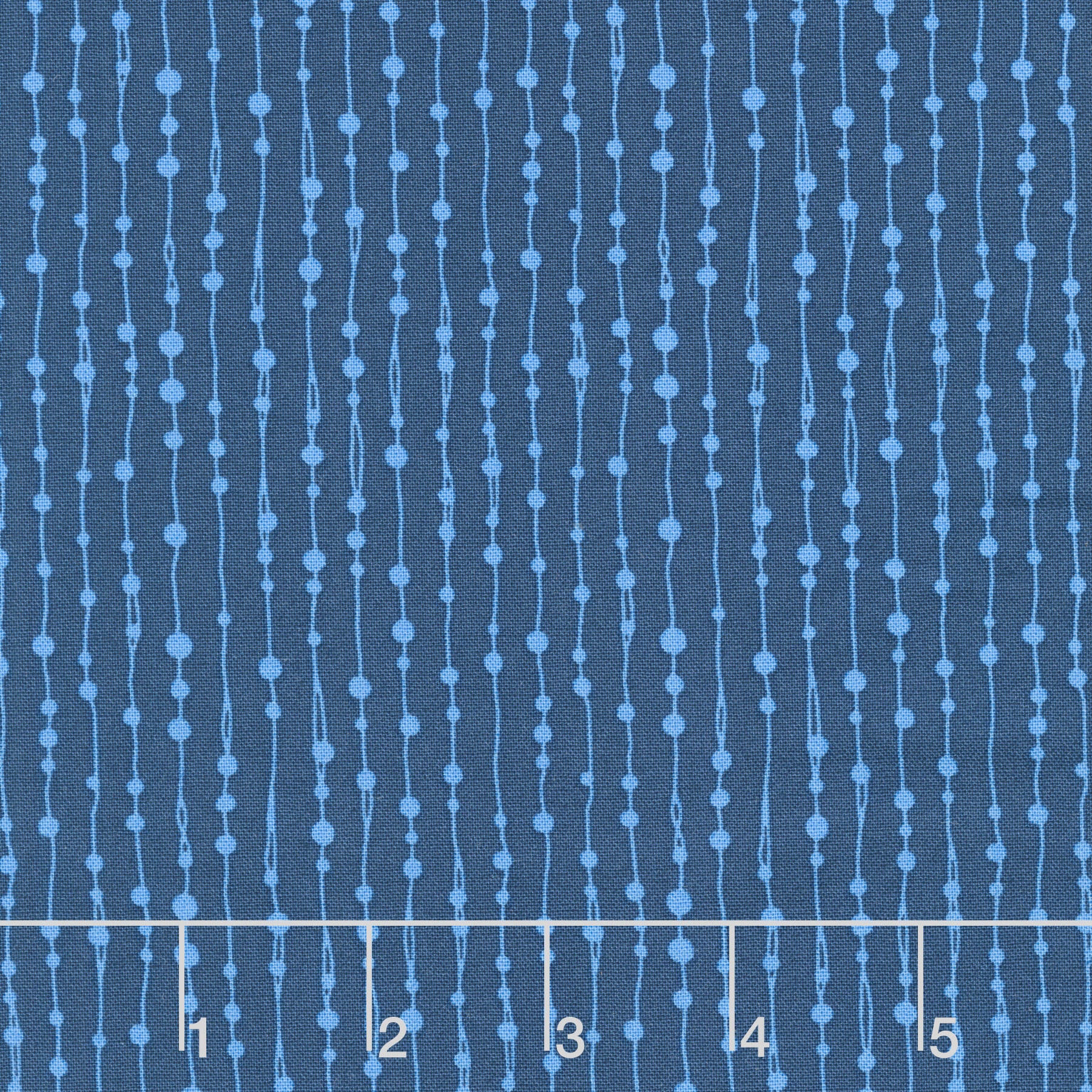 Whimsy - Beaded Curtain Navy Yardage