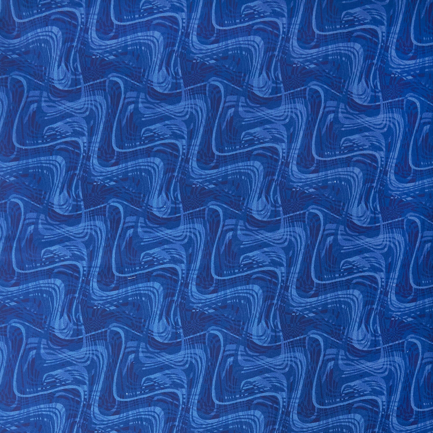 Whirlwind 118" - Wavy Lines Navy 3 Yard Cut - Image 2
