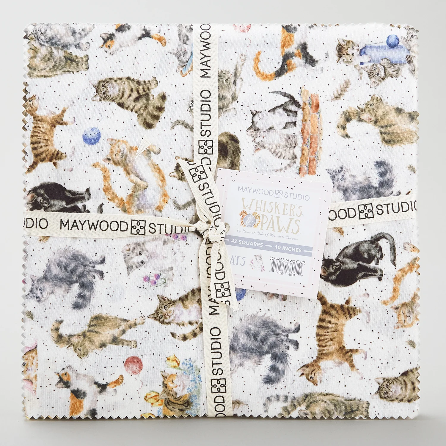 Whiskers & Paws Cats 10" Squares - Image 2