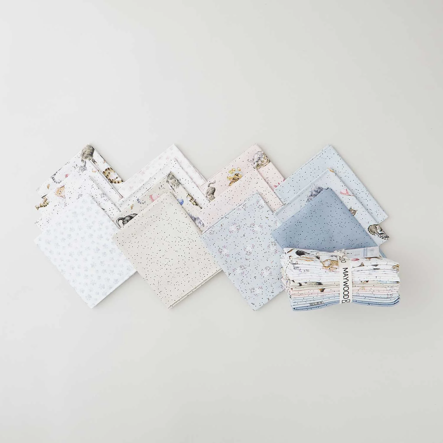 Whiskers & Paws Cats Fat Quarter Bundle