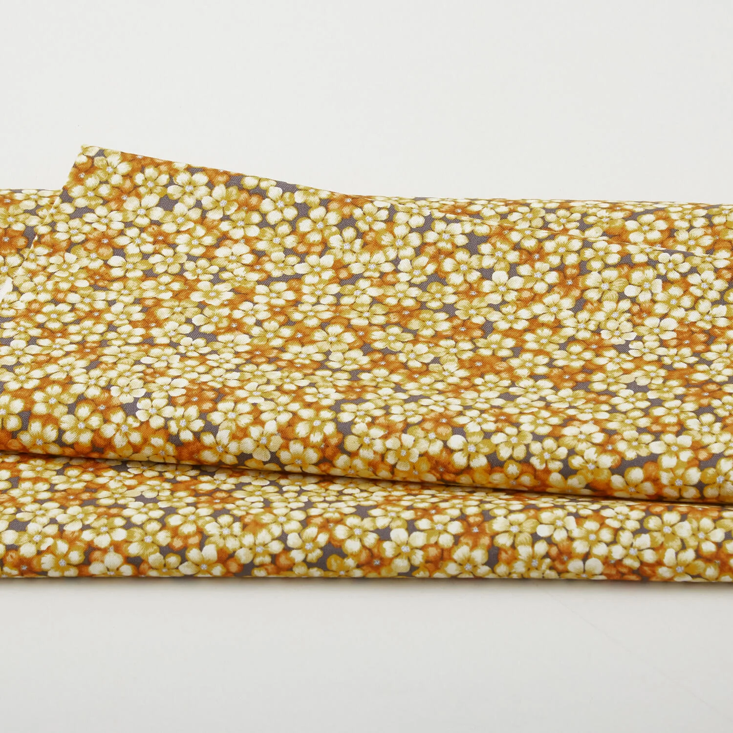 Whispering Lilies - Forget Me Not Gold 2 Yard Cut
